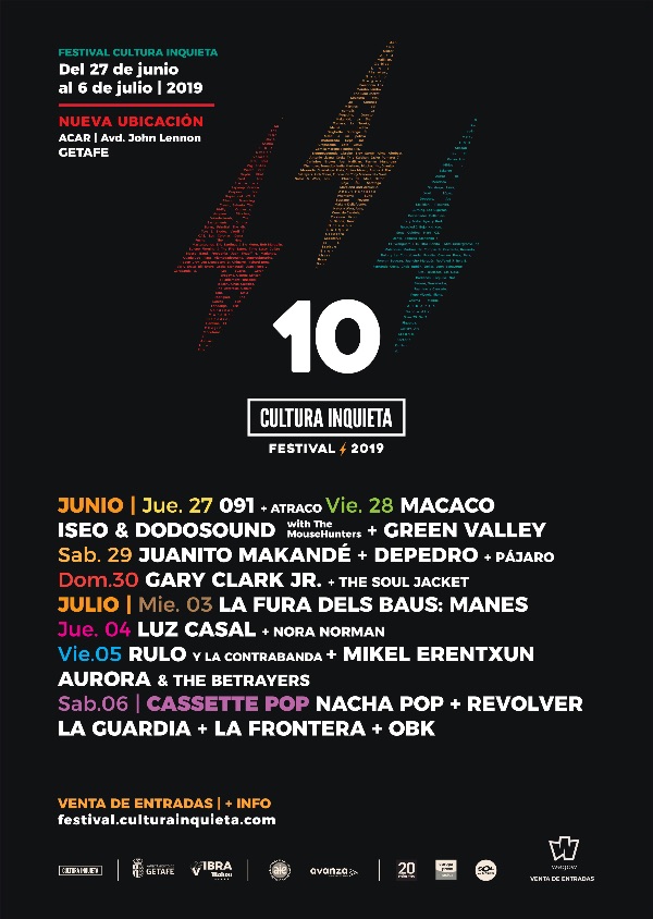 Arranca la 10 Edición de Festival CULTURA INQUIETA