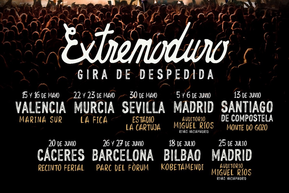 EXTREMODURO se despide con nueva fecha.