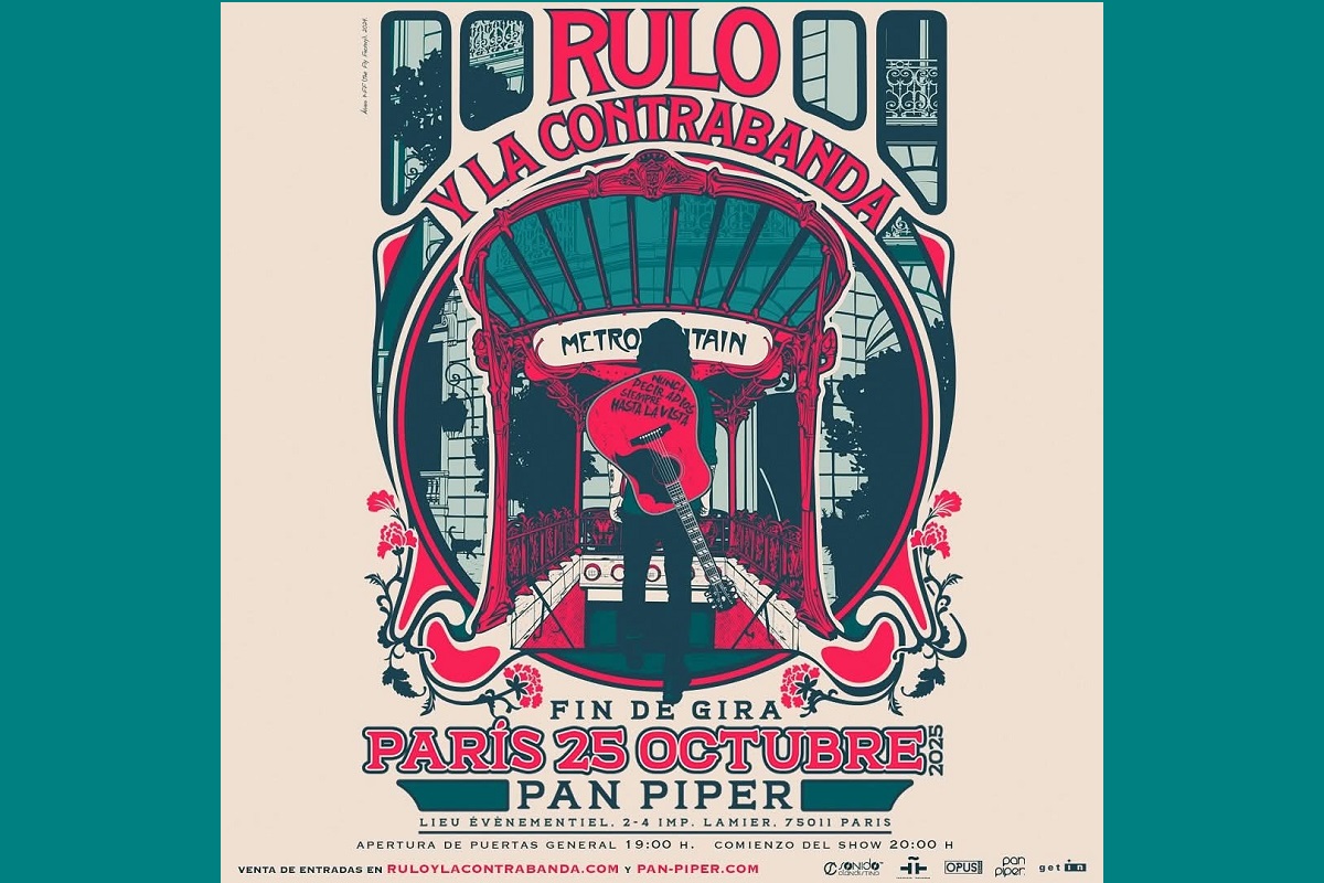 Rulo y la Contrabanda Aterrizará en París con alma rockera
