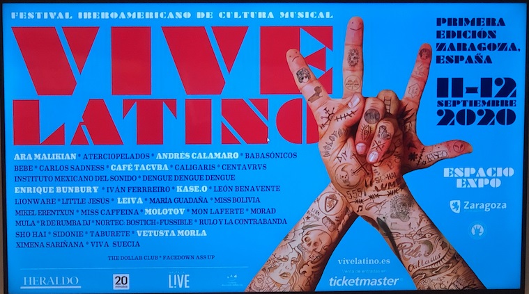 BUNBURY, VETUSTA MORLA, LEIVA y CALAMARO juntos en el VIVE LATINO de Zaragoza.