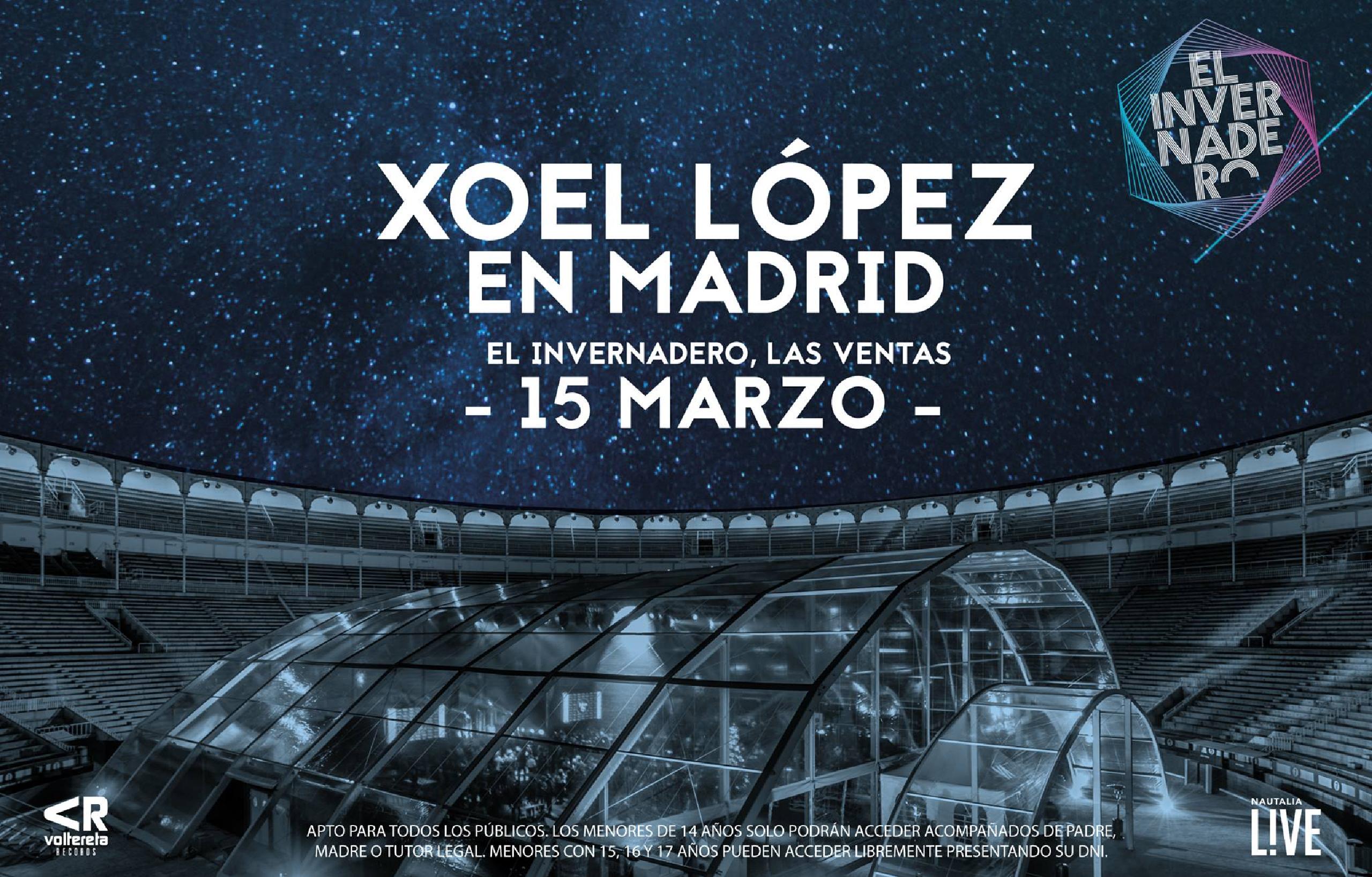 XOEL LÓPEZ LLEGA A MADRID EN MARZO